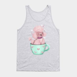 Poodle cup Tank Top